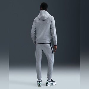 Nike Tech Men's Fleece Joggers Size L Dark Grey Heather HV0959-063